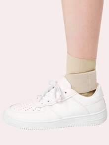 1pc Ankle Compression Sleeve - Plantar Fasciitis Braces - Open Toe Compression Socks For Swelling, Sprain, Neuropathy, Foot Arch Support For Men And Women, Sports Ankle Protection Anti-Spray Ankle Sleeve