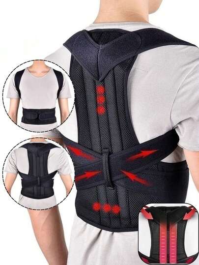 Correção De Postura Ortopédica Lombar Unissex