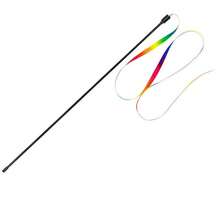 Juguete para gatos con varita y plumas, juguete de varita de alambre de acero de alta resistencia - Multicolor - Ver 9