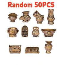 Mikrolandschaft Dekor Leuchtend im Dunkeln Faux Bronze Ornament, Harz DIY Handwerks-Accessoire für Miniatur-Garten, Puppenhaus, Schreibtisch, Auto, Fotografie, Geschenk (Weihnachten, Halloween)