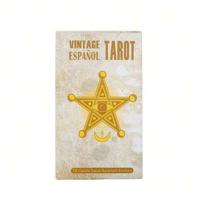 魔法复古西班牙塔罗牌 - 为初学者解锁占卜的力量，78张牌套装