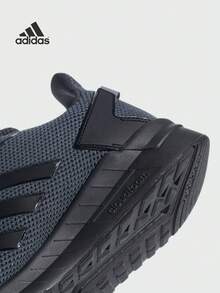 Adidas QUESTAR RIDE Challenge Mileage Smooth Running Mesh Sneakers, Men's Running Shoes With Dual-Color Mesh Upper, Cloudfoam Midsole, Contrast Heel Piece And 3-Stripes - Dark Green - View 7