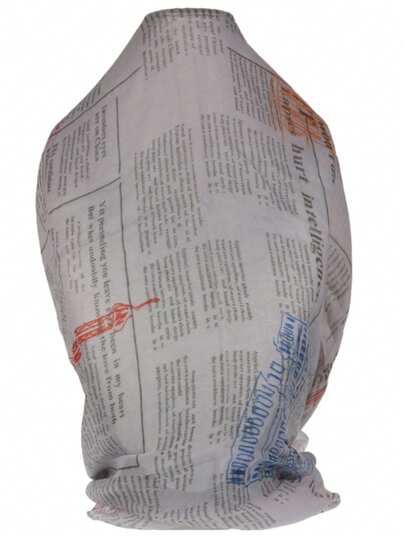 Girly Handbags Newspaper    Casual    Chiffon    Scarf  Fall
