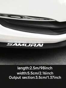 1 pieza Protector de parachoques delantero de coche, Protector de parachoques universal, Accesorios para automóviles - Unitalla - Ver 2