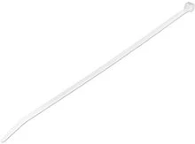 StarTech.com Fascette fermacavi da 10 pollici - Larghezza 4 mm, Diametro 68 mm, Resistenza alla trazione 22 kg, Nylon, Autobloccanti, Punta curva, Certificazione 94V-2/UL, Confezione da 100 - Bianco - Bianco - Visualizzare 1
