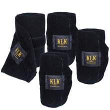 KLK Couros Resting Band Protection Band For Horse 4 Legs - Black - View 1