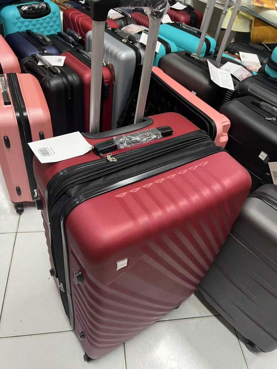 LARGE 40kg Travel Suitcase Large For Buses 360° Wheels POLYPROPYLENE Material - Cor Aleatorias - View 1