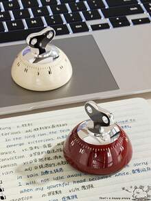 1 Piece Of Kitchen Specific Mechanical Timer, Cooking Countdown Timer, Baked Dessert Reminder, Magnetic Suction, Can Be Sucked On Metal Surfaces Such As Refrigerators, Range Hoods, Microwaves, Etc., Household Kitchen And Restaurant Mechanical Timer, Can Ring For 3-4 Seconds With Loud Sound - Multicolor - View 10