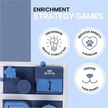 TRIXIE Poker Box 2 Dog Puzzle Toy Advanced Level 3 Strategy Game Dog Activity Treat Toy For Small To Medium Dogs - Interactive - View 5