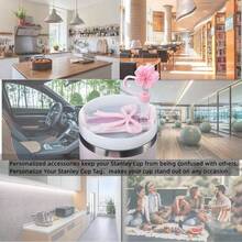 Accessories - Tapa de pajita para tapa de vaso, 40 onzas rosa - Rosado - Ver 6