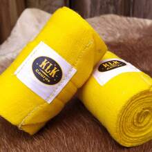 KLK Couros Resting Band Protection Band For Horse 4 Legs - Yellow - View 3