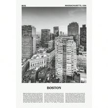 现代地标旅行黑白摄影海报迈阿密巴塞罗那印刷品帆布画墙画家居房间装饰 - 彩色 - 查看 14