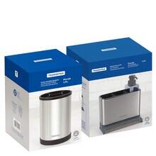 Dispenser Sabão Detergente Tramontina E Porta Utensílios Inox Kit Cozinha - Cinza - Visão 7