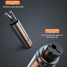 1pc Car Emergency Escape Hammer, Vehicle Safety Hammer For Breaking Window And Cutting Seatbelt, Car Safety Essential