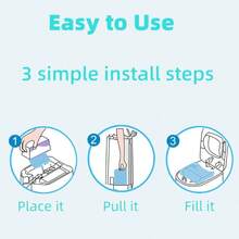 Bolsas de repuesto para cubos de paales 30 unidades compatibles con los cubos de paales Genie Easy Roll Signature y Platinum, con tecnologa de barrera olores de capas. - inicial - Ver 7