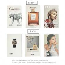 3PCS Large Decorative Faux Books Home Decor Coffee Table Fake Book For Decoration Bookshelf Aesthetic Book Set Living Room Preppy Stylish Modern Decor