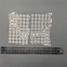 54/102/504pcs Self-Adhesive Black & White Round Hook & Loop Fastener Tape, Multi-Purpose Sticky Fastener Suitable For Home, Office, Crafts, Clothing, Diameter 1cm