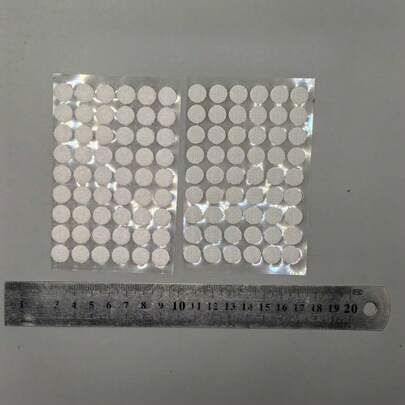 54/102/504pcs Self-Adhesive Black & White Round Hook & Loop Fastener Tape, Multi-Purpose Sticky Fastener Suitable For Home, Office, Crafts, Clothing, Diameter 1cm