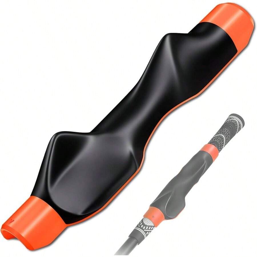 Grip Trainer, Grip Trainer Clubs - Right Hand Training Aid With Design, Corrects Grip Posture And Improves Swing Accuracy - màu đỏ cam - Xem 1