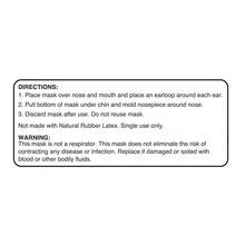 Equate Disposable Earloop Face Masks, Black (25 Count Per Pack) - 3-Pack Value Set