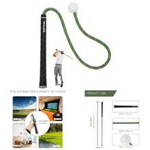 Rope Swing Trainer, Swing Training Aid, Professional Swing Rope Training Aid To Improve Speed, Tempo, Rhythm, Flexibility, Strength, Warm - Practice Equipment Golfers - ban đầu - Xem 1