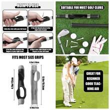 Grip Trainer, Grip Training Aid, Swing Trainer Correcting Left And Right Hand Positions, Helps Train Correct Hand Position - 灰色 - 查看 2