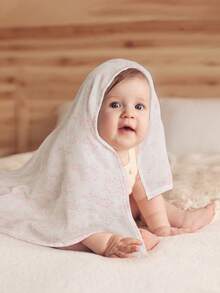 GLLQUEN BABY 6 条装男童婴儿包巾，纯棉平纹细布襁褓毯，新生儿方形透气柔软薄婴儿毯，双层吸水婴儿襁褓包巾，Oeko-Tex 认证