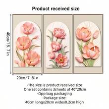 Pegatinas decorativas florales de color rosa cremoso - Pegatinas de PVC removibles y autoadhesivas, fáciles de desprender, para decoración del hogar, hacer que tu vida se renueve, decoración de fiestas, regalos de cumpleaños y graduación