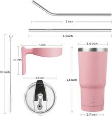 Cups - Light Pink - View 4