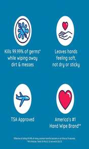 Wet Ones AntibacterialHand Wipes, Tropical Splash Wipes | Antibacterial Wipes, Hand Sanitizer Wipes, Wet Ones Wipes, 40 Ct Canister - MàuC - Xem 3
