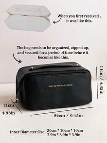 حقيبة وسادة قابلة للطي ومحمولة للسفر يمكن استخدامها كمنديل طفل، حقيبة تخزين الملابس والإكسسوارات ، حقيبة الأم