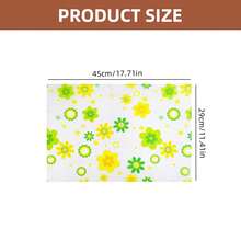 4/6pcs Thick And Durable High-Quality Small Floral Pattern Plastic Rack Padding, Durable, Stain-Resistant, Washable And Easy To Clean, Can Be Cut And Suitable For Kitchen Cabinets, Drawers And Refrigerators Rack Padding - Yellow - View 2