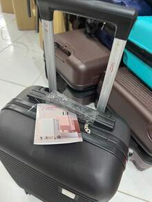 LARGE 40kg Travel Suitcase Large For Buses 360° Wheels POLYPROPYLENE Material - Preto - Xem 6