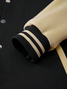 Alltony Herren Herbst/Winter personalisierter Muster Trainingsanzug, Langarm Baseball Jacke mit Tasche, Kapuze und Kordelzug Jogginghose 2-teiliges Set, Kontrast-Farben Lässig Sportoutfit geeignet für Straße, Joggen, Reisen, Outdoor, Pendeln, Camping, Urlaub