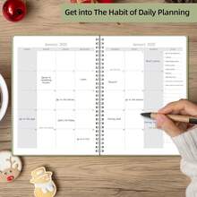 Monthly Planner 2025-2027, July 2025 - June 2027, X 9, 2 Year Calendar 2025-2027 Monthly Planner, 24 Month Calendar School & Office - 米色 - 查看 6
