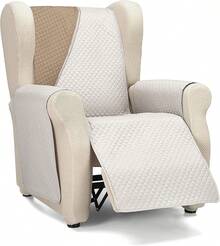 Martina Home Diamond - Funda de sofá Reversible (3 plazas, Acolchada), Color Beige - Burdeos - Ver 14