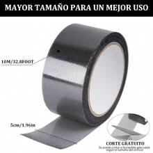 Mosquitero Cinta Adhesiva - 10M1000x 5CM para Puerta Cinta, Disponible para Mosquitero Magnetico/Malla/Tela - GRIS - Ver 3