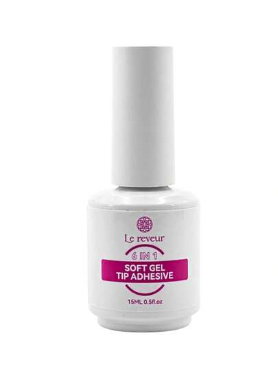 PEGAMENTO GEL UV PARA SOFTGEL TIPS 6EN1 15 ML LE REVEUR