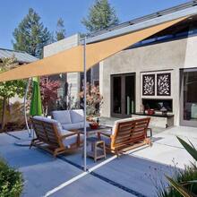 Malla Sombra para Exteriores, Sombra Lona Respirable con Proteccin, Lona de Alta Densidad, Malla Sombra, para Patio, para Patio, Jardn, Piscina y Actividades al Aire Libre 4 * - 4*3 m - Ver 1