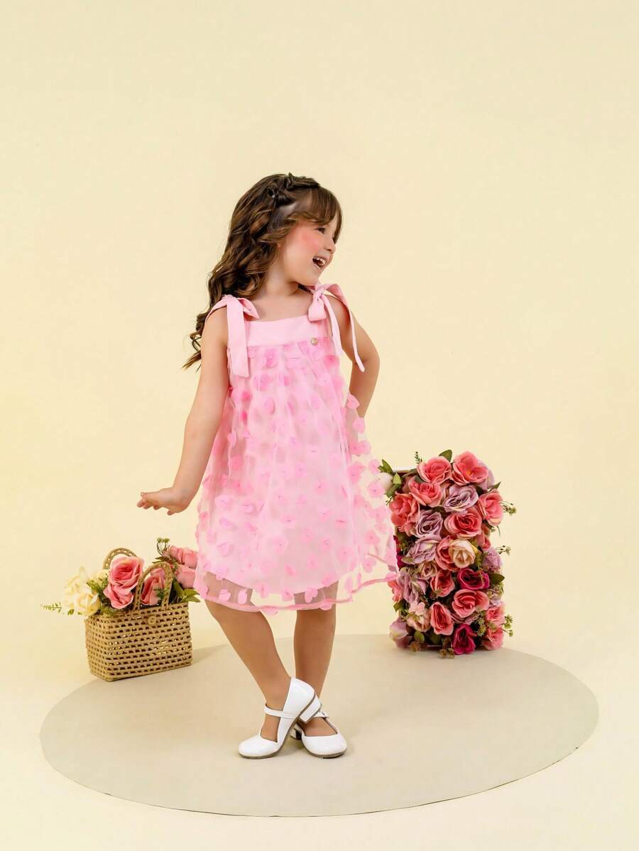 Vestido Infantil Festa Formatura Batizado Jardim Encantado