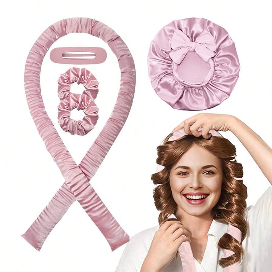 这款卷发器不影响睡眠，且不加热。它是打造自然卷发和辫子的绝佳工具。它包含1个卷发棒、2个发圈和1个发夹。它是送给女孩的理想礼物。 - 彩色 - 查看 1