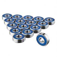 10/20 Pcs Durable Carbon Steel Ball Bearings, Smooth-Rolling Skateboard Bearings, Improve Skateboard Handling, Low Friction Rotation, Lubrication, Low Noise, Suitable For Skateboards, Longboards, Inline Skates, Roller Skates, Spinners, Suitable For Skateboarding Trick Practice And Daily Commuting - Multicolor - View 10