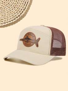 1 pieza Gorra de béisbol unisex con parche, sombrero de golf y pesca de verano de moda para protección solar al aire libre