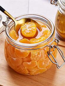 1 件玻璃密封罐/罐，腌菜/咸菜罐，蜂蜜罐，糖储存罐，密封罐，空瓶，500ml/750ml/1000ml，适合家庭使用 - 透明 - 查看 7