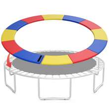 12FT Trampoline Spring Cover W/Split Design Waterproof Surface EPE Foam Padding - Multicolor - View 2