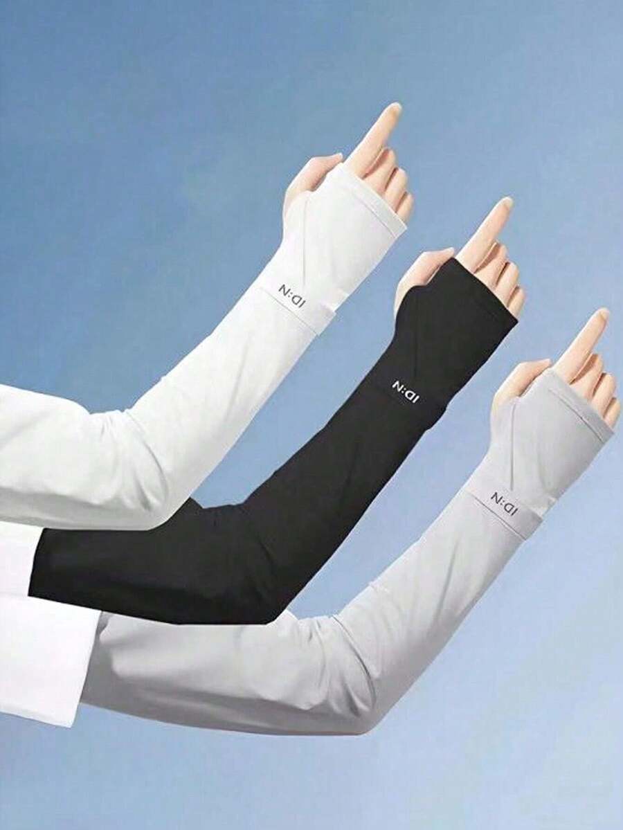 3 Paar Sonnenschutzärmel für Frauen, Kühlarme, UV-Schutz, Eisseide, Schutzärmel für Herren und Damen, lose Version für Autofahren, Angeln, Sport