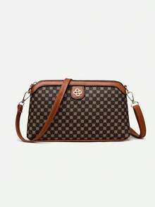 女士斜挎包 - 一款小众单肩包，配有混色斜挎手机袋 - 彩色 - 查看 6