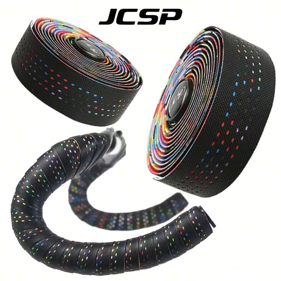 JCSP Cinta para manillar de bicicleta de carretera, envoltorio cómodo para manillar de bicicleta, cinta para manillar de bicicleta de carretera, adecuada para varias bicicletas de carretera, cinta amortiguadora cómoda para manillar de bicicleta, cinta de manillar de bicicleta de alta calidad