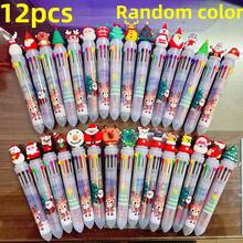 Christmas Ten-Color Pen Cartoon Design, Christmas Gift, Ten-Color Ballpoint Pen - Multicolor - View 3
