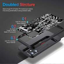 Ones Pieces Anime Soft 16e XS 16 Pro 11 15 13 XR 11 14 12 Minichristmasfall Phone Casephone 17halloween Accessories - Trộn màu - Xem 6